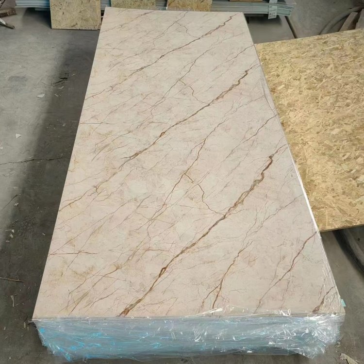 Lembaran Marmer Plastik PVC Fleksibel